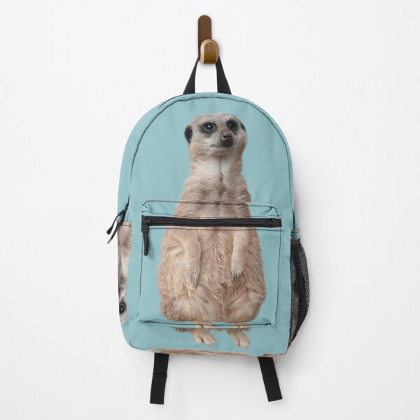 Item preview, Meerkat - Cute meerkat watching the view -Blue background designed and sold by tinytiger77.