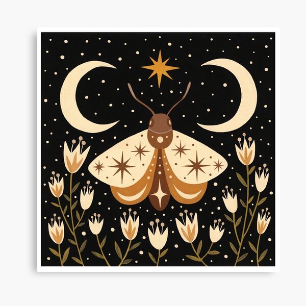 Between two moons Canvas Print