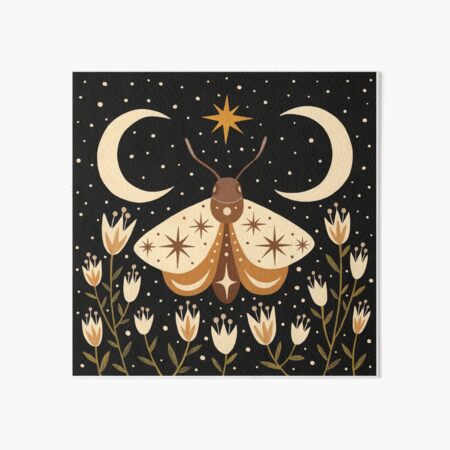 Between two moons Art Board Print