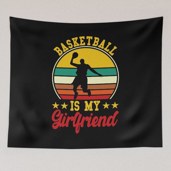 Item preview, basketball is my girlfriend retro vintage basketball player designed and sold by Kezichy.