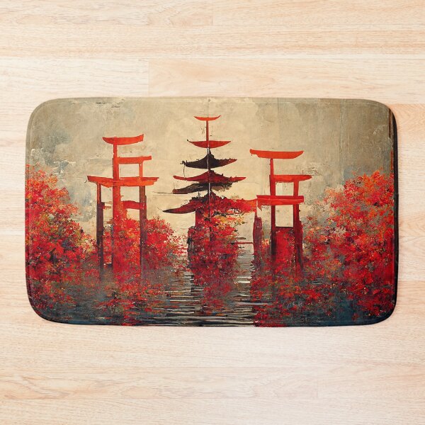 Item preview, Japanese art with pagoda  designed and sold by Yehochanan.