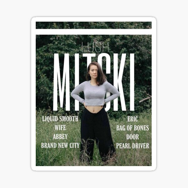 "Lush Mitski Poster music" Sticker for Sale by maryedwarde | Redbubble