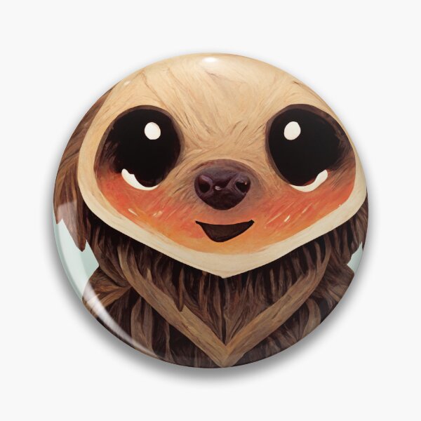 Item preview, Cute Smiling Sloth designed and sold by Pauduwang.