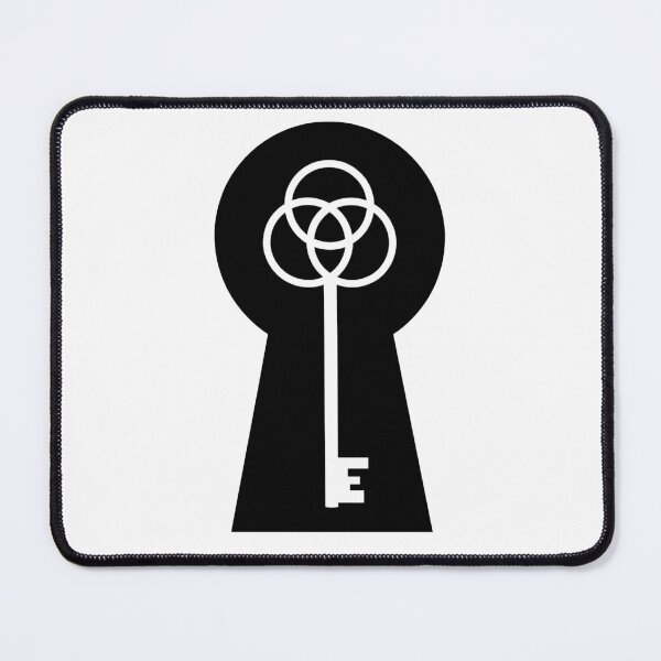 Item preview, Lock & Key - Black & White designed and sold by TheeForestFox Shop.