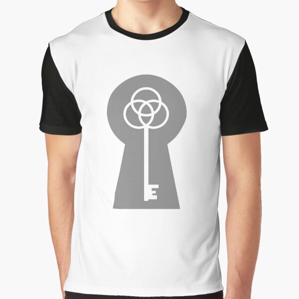 Item preview, Lock & Key - Grey & White designed and sold by TheeForestFox Shop.