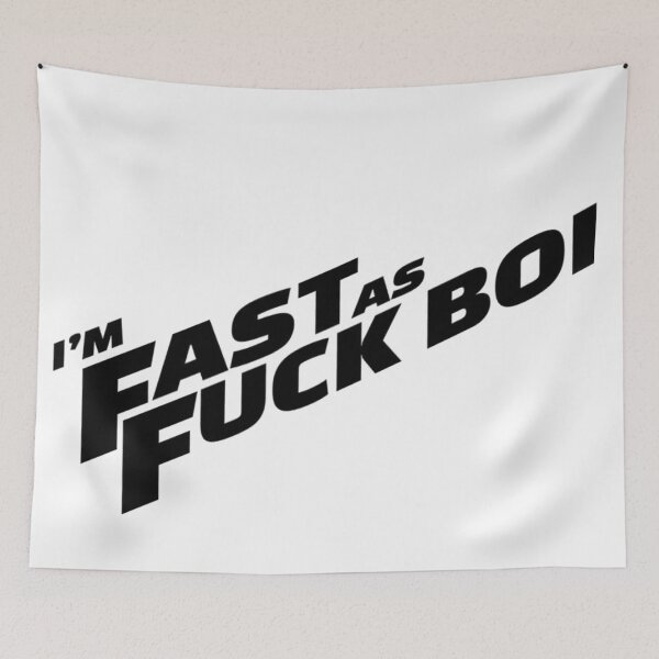 Item preview, Fast as fuck boi designed and sold by -JustJames-.