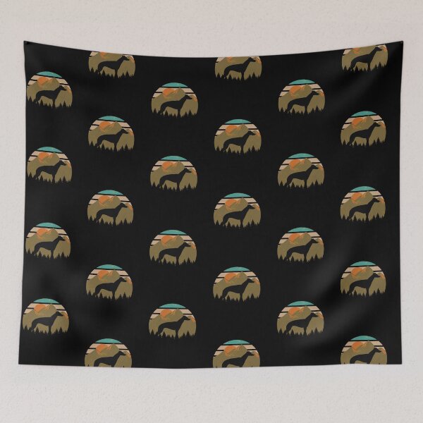 Item preview, Vintage Country Wilderness Sky Greyhound Dog Gift  designed and sold by Guarddogdrive.
