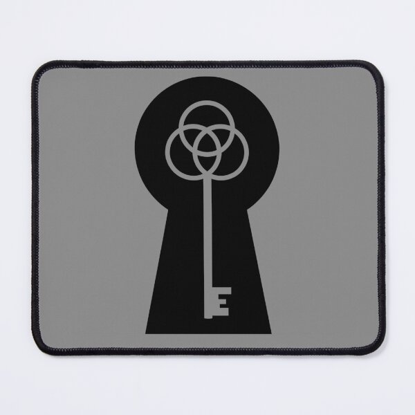 Item preview, Lock & Key - Black & Grey designed and sold by TheeForestFox Shop.