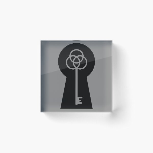Item preview, Lock & Key - Black & Grey designed and sold by TheeForestFox Shop.