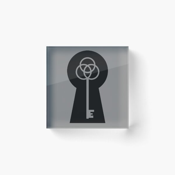 Item preview, Lock & Key - Black & Grey designed and sold by TheeForestFox Shop.