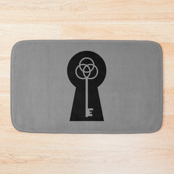 Item preview, Lock & Key - Black & Grey designed and sold by TheeForestFox Shop.