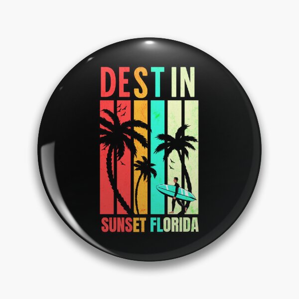 Item preview, Destin Retro Sunset Florida designed and sold by Pearl67.