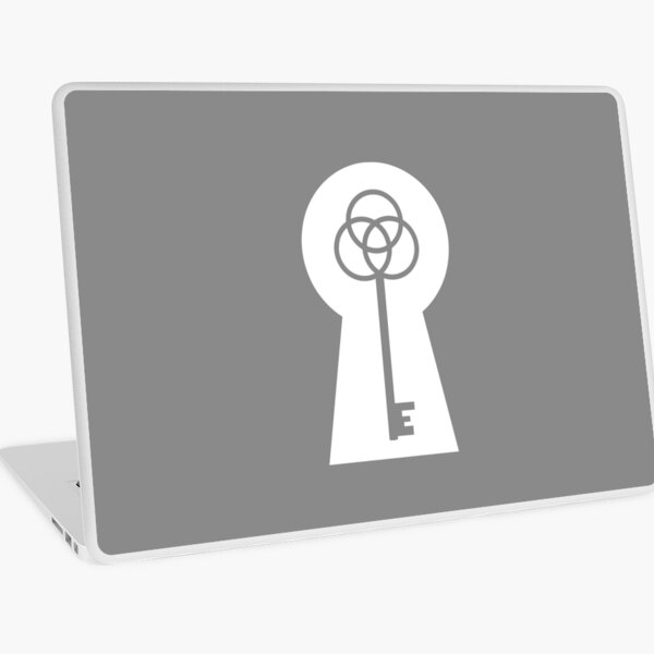 Item preview, Lock & Key - White & Grey designed and sold by TheeForestFox Shop.