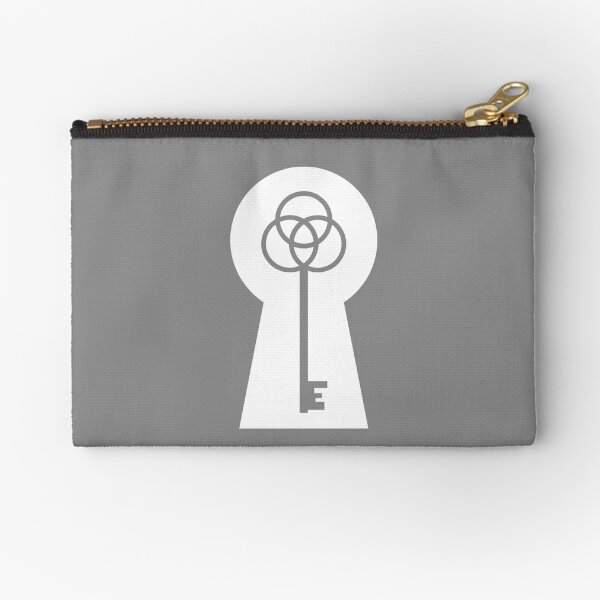 Item preview, Lock & Key - White & Grey designed and sold by TheeForestFox Shop.