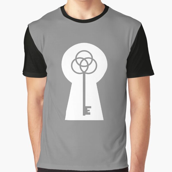 Item preview, Lock & Key - White & Grey designed and sold by TheeForestFox Shop.