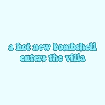 a hot new bombshell | Sticker