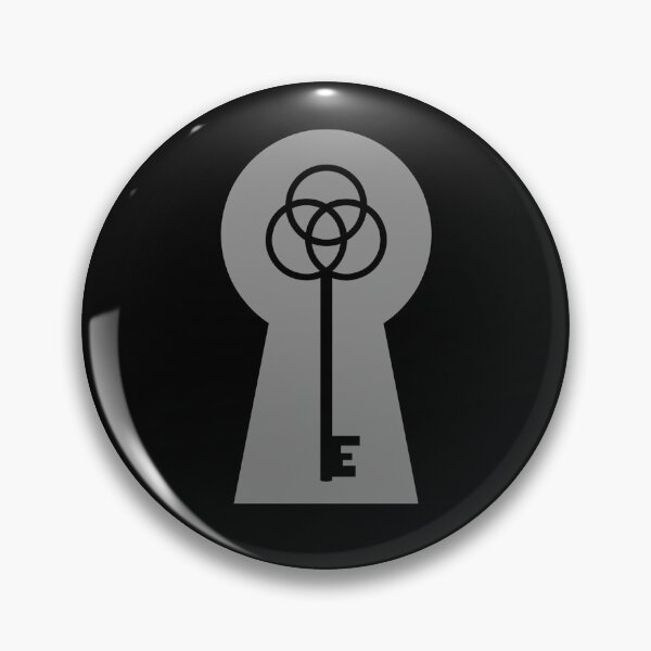 Item preview, Lock & Key - Grey & Black designed and sold by TheeForestFox Shop.