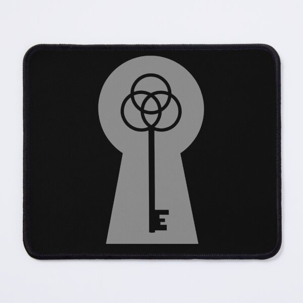Item preview, Lock & Key - Grey & Black designed and sold by TheeForestFox Shop.