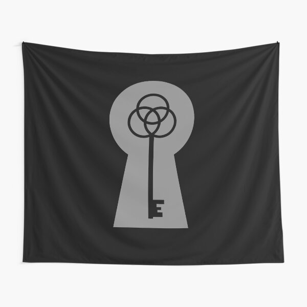 Item preview, Lock & Key - Grey & Black designed and sold by TheeForestFox Shop.