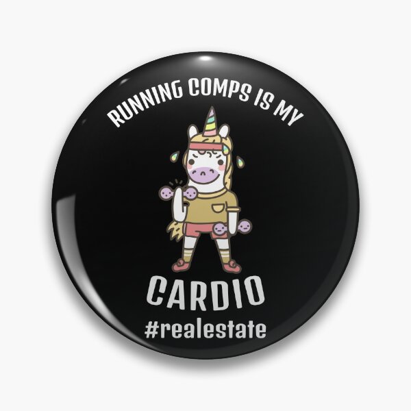 Item preview, Running Comps is My Cardio Unicorn Real Estate Agents designed and sold by anticagents.