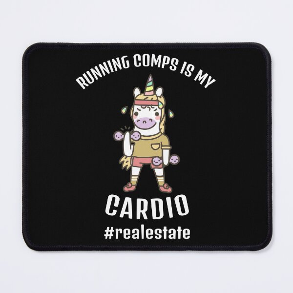 Item preview, Running Comps is My Cardio Unicorn Real Estate Agents designed and sold by anticagents.