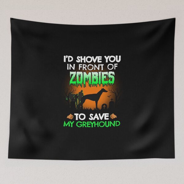 Item preview, Copy of Funny Greyhound Shove Halloween Dog Gift designed and sold by Guarddogdrive.