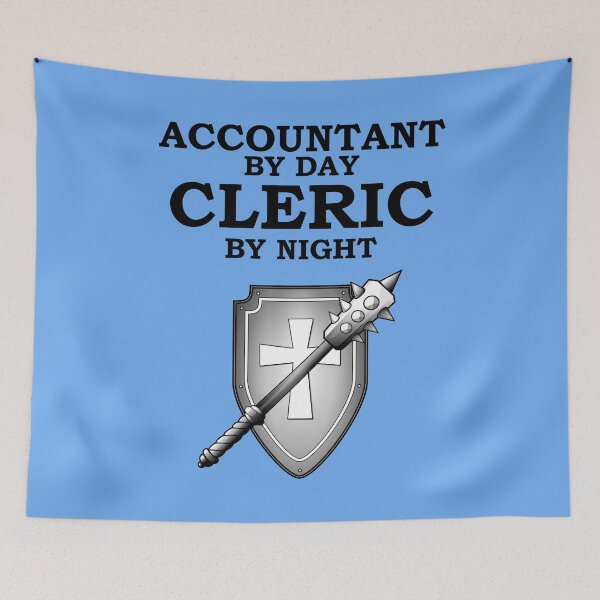 Item preview, ACCOUNTANT BY DAY CLERIC BY NIGHT RPG 5E Meme Class designed and sold by geekydesigner.