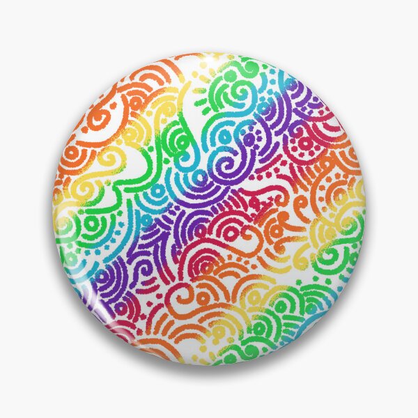 Item preview, Abstract Swirls 2.0 - Rainbow designed and sold by megalunalexi.