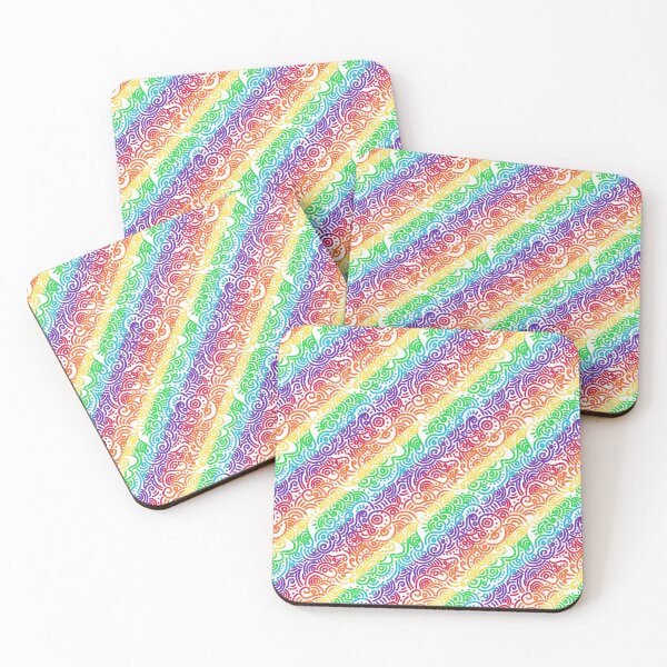 Item preview, Abstract Swirls 2.0 - Rainbow designed and sold by megalunalexi.