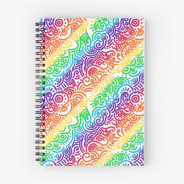 Item preview, Abstract Swirls 2.0 - Rainbow designed and sold by megalunalexi.