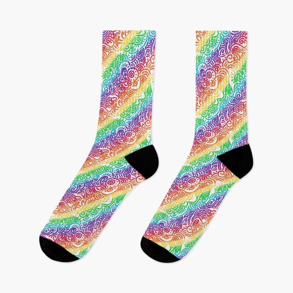 Item preview, Abstract Swirls 2.0 - Rainbow designed and sold by megalunalexi.