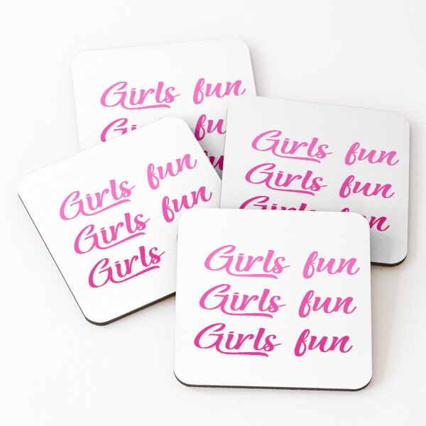 Item preview, Pink Typography Girls Fun designed and sold by ArtCreativeSACB.