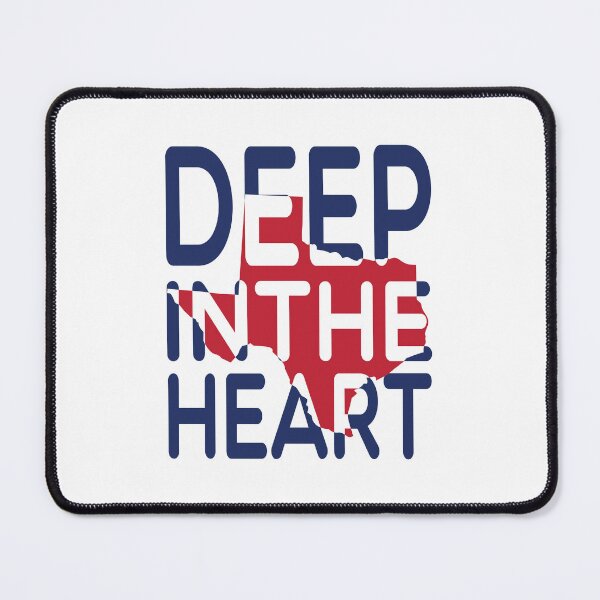 Item preview, Red and Blue State Cutout Deep in the Heart designed and sold by Susan Says.