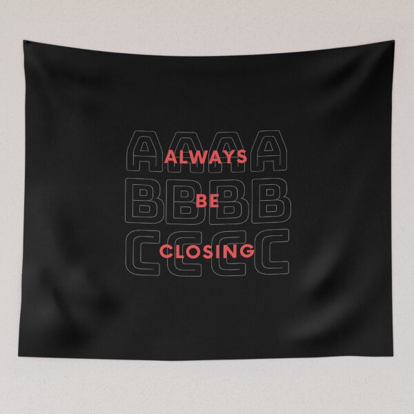 Item preview, abc Always Be Closing Real Estate Motivation designed and sold by anticagents.