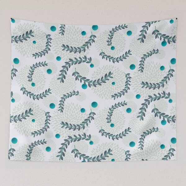 Item preview, Crissy Fern Pattern - White designed and sold by JaselviiStudio.