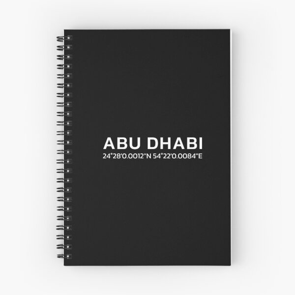 Item preview, Abu Dhabi Coordinates designed and sold by BeratBozan.