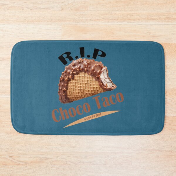 Item preview, Choco Taco, R.I.P Choco Taco, Choco Taco Is Gone For Good, RIP Choco Taco, half-eaten choco taco designed and sold by DesignEclipseee.