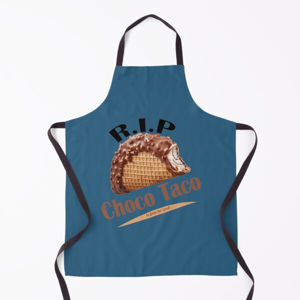 Item preview, Choco Taco, R.I.P Choco Taco, Choco Taco Is Gone For Good, RIP Choco Taco, half-eaten choco taco designed and sold by DesignEclipseee.