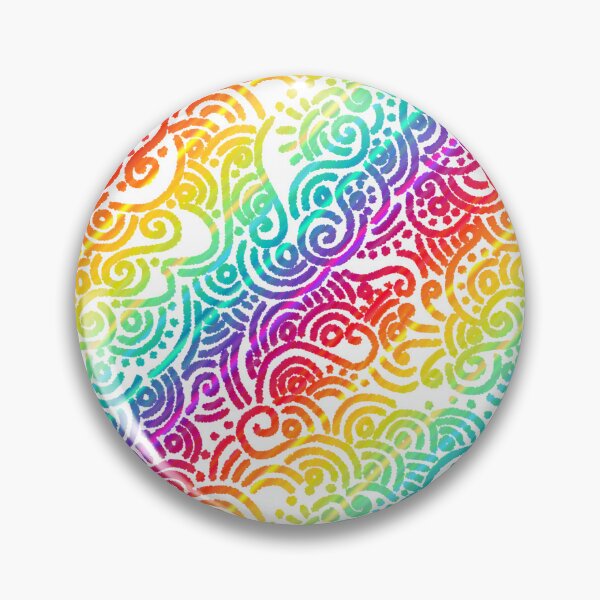 Item preview, Abstract Swirls 2.1 - Brighter Rainbow designed and sold by megalunalexi.
