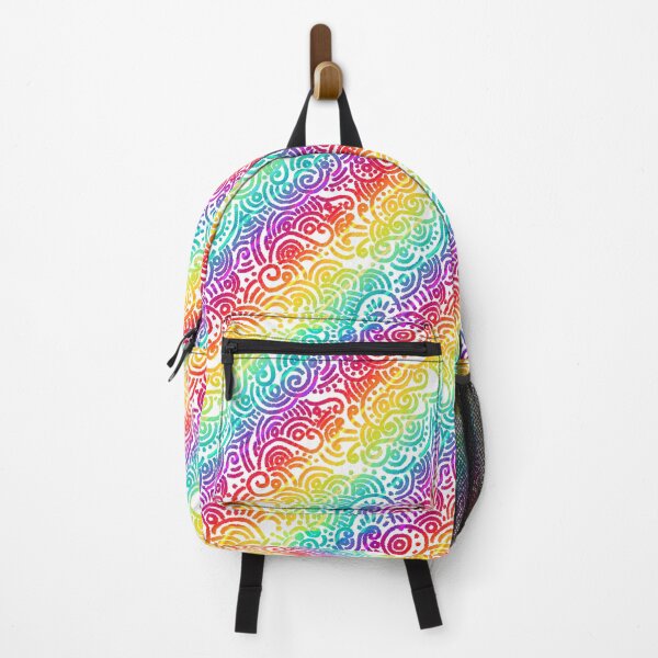 Item preview, Abstract Swirls 2.1 - Brighter Rainbow designed and sold by megalunalexi.