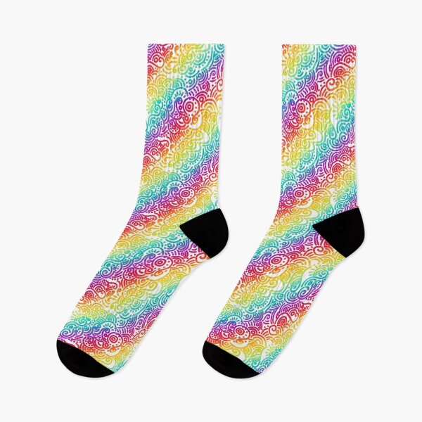 Item preview, Abstract Swirls 2.1 - Brighter Rainbow designed and sold by megalunalexi.