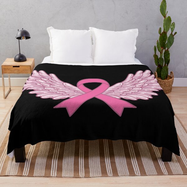Item preview, Pink ribbon with wings designed and sold by pnkpopcorn.