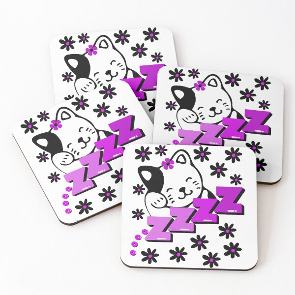 Item preview, Kawaii Sleepy Cat designed and sold by Swagmode.