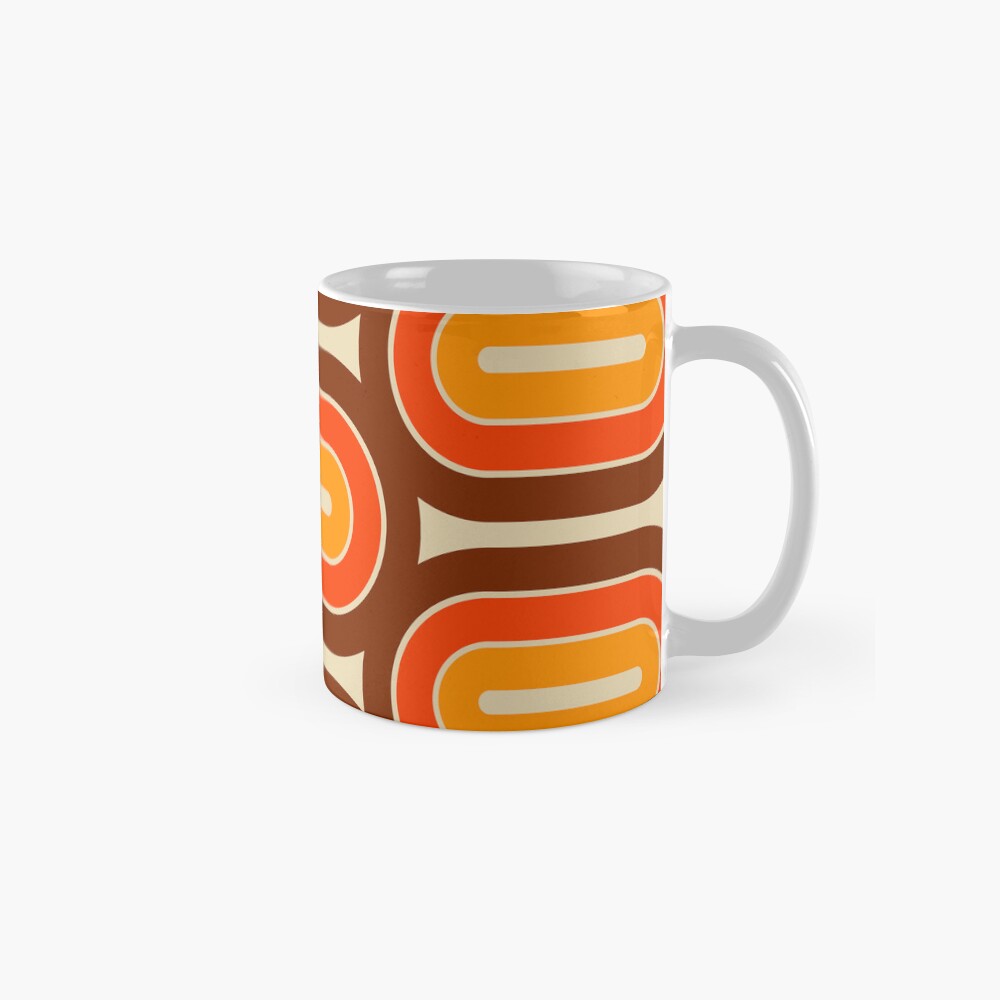 Retro Geometric Pod Design 721 Scarf