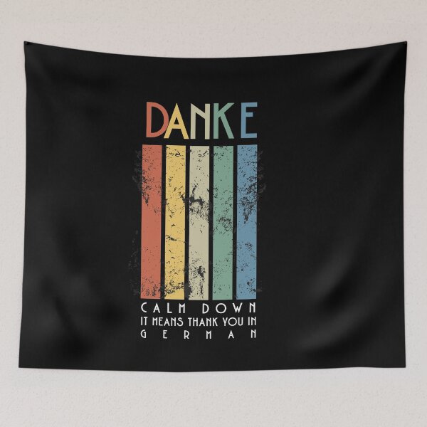 Item preview, Danke Funny German Words designed and sold by 2Cheesy4U.