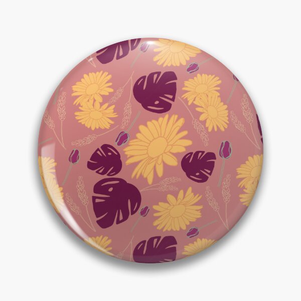 Item preview, Aster Tulip Pattern - Coral designed and sold by JaselviiStudio.