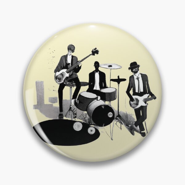 Item preview, Jazz Trio Black & White print designed and sold by ThePurpleMelon.