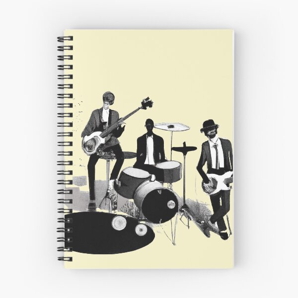 Item preview, Jazz Trio Black & White print designed and sold by ThePurpleMelon.