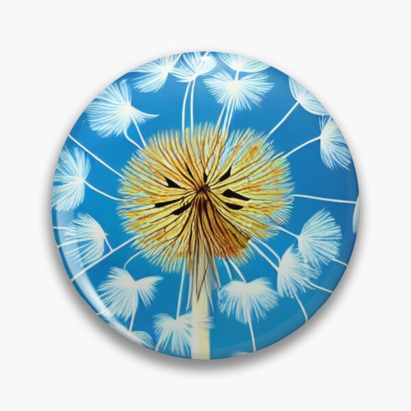 Item preview, Blue Anime Dandelion  designed and sold by Art-of-AI.