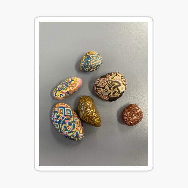 Spreading kindness with hand-painted rocks and shells